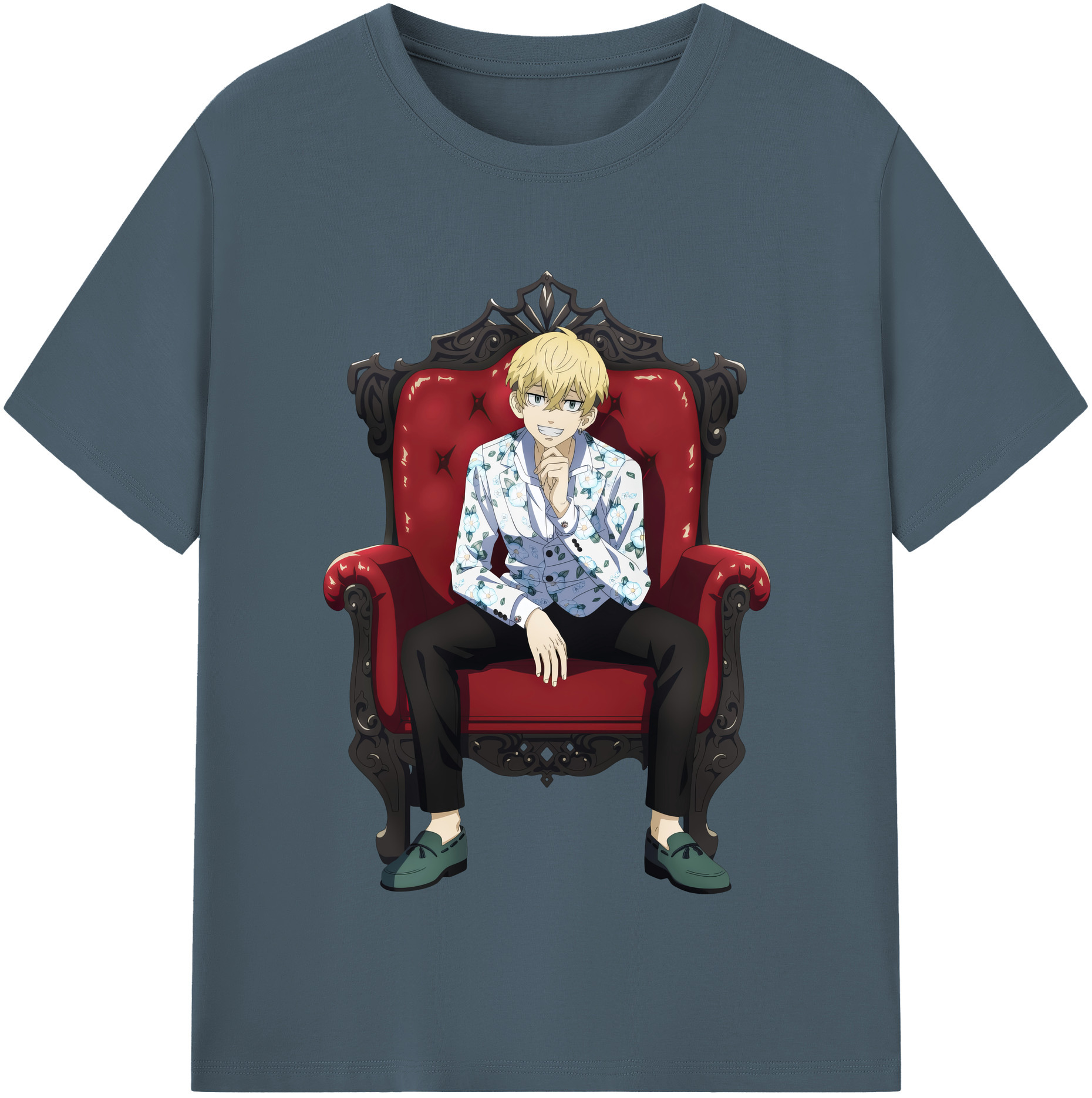 （画像用） 東京リベンジャーズ Tokyo Revengers 綿100％半袖Tシャツ（フロントプリント）